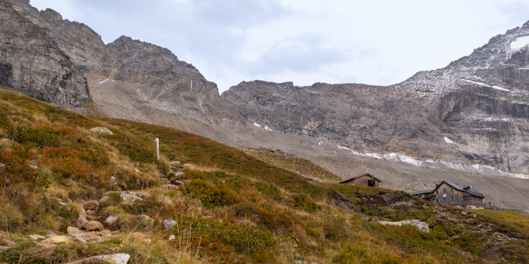 Geraer hütte almost reach at the end of the day